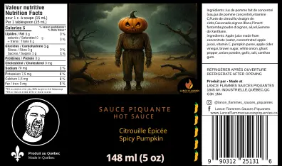 Sauce Citrouille épicée