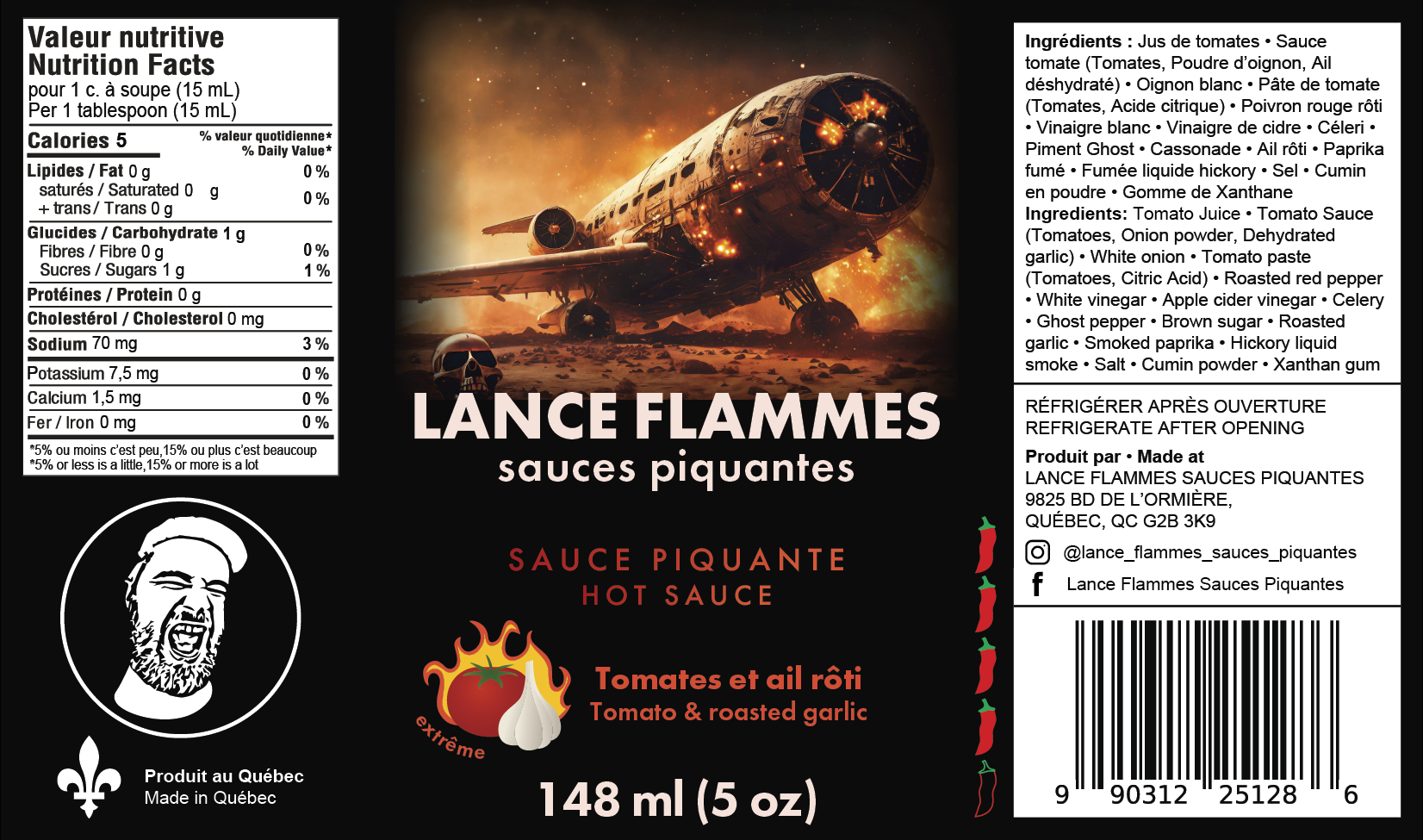 Sauce Tomate et Ail rôti
